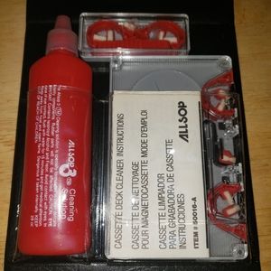 Vintage AllSop 3 Cassette Deck Cleaning Kit